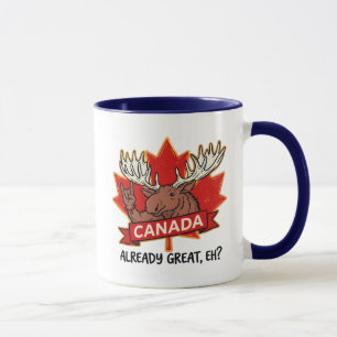Canada Already Great Eh Moose Canadian Pride Mug