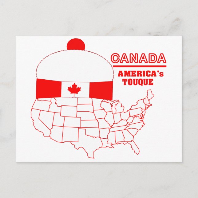 Canada -America's Cool Tuque Postcard (Front)