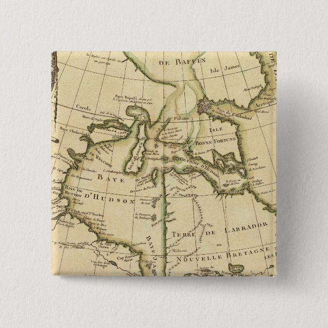 Canada and Greenland 15 Cm Square Badge (Front)