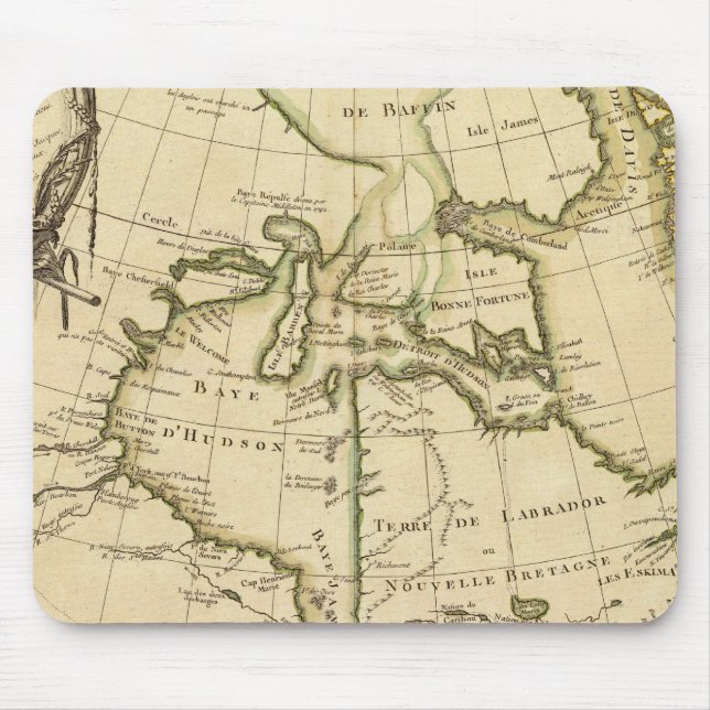 Canada and Greenland Mouse Pad (Front)