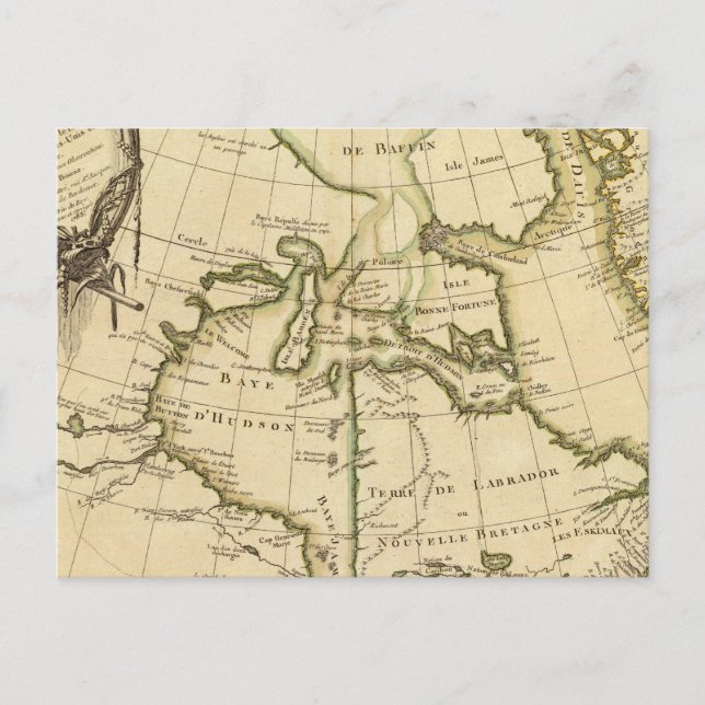 Canada and Greenland Postcard (Front)