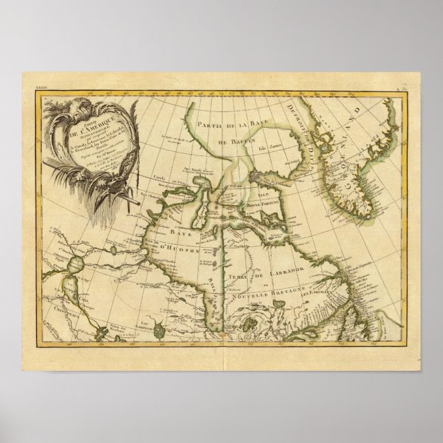 Canada and Greenland Poster (Front)