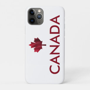 Canada and Red Maple Leaf iPhone 11 Pro Case