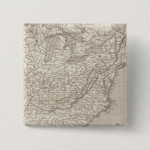 Canada and the United States 15 Cm Square Badge