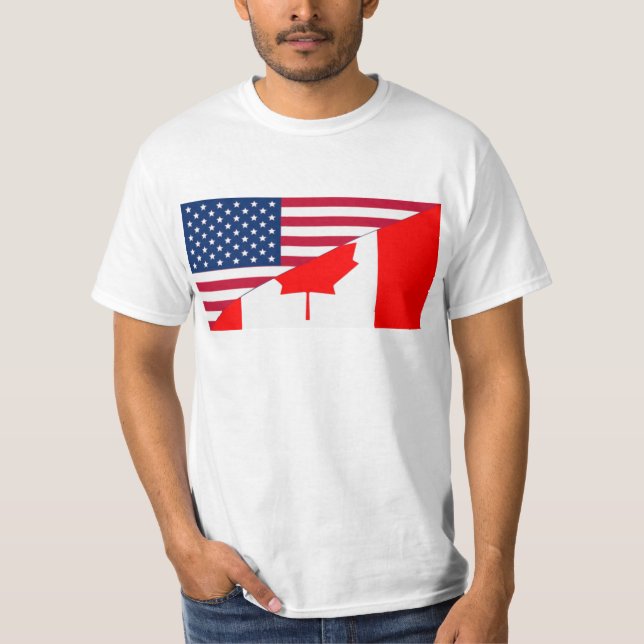 Canada And Usa, hybrids T-Shirt (Front)