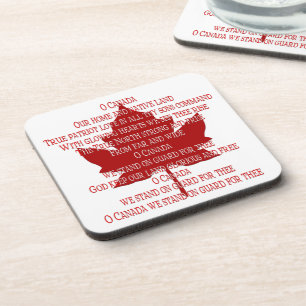 Canada Anthem Coaster Custom Canada Coasters