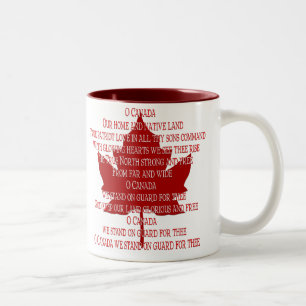 Canada Anthem Cup Souvenir Coffee Cup Canada Mug