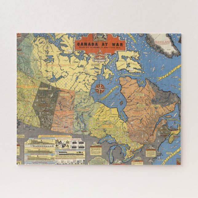 Canada At War Jigsaw Puzzle (Horizontal)