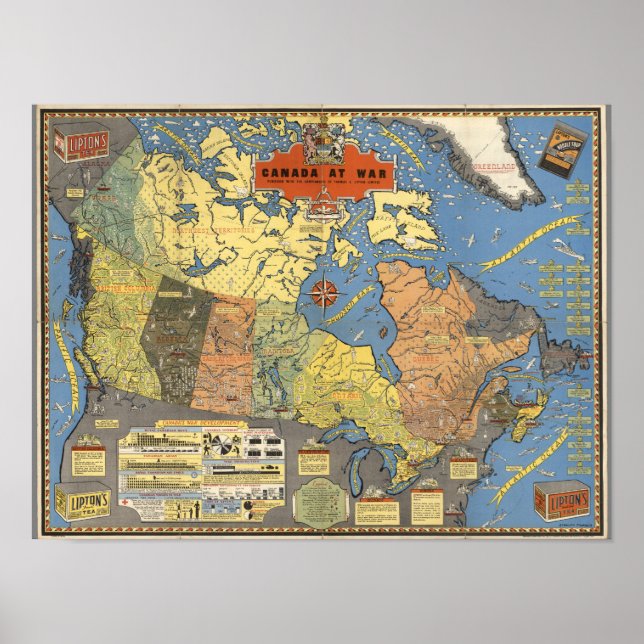 Canada At War Poster (Front)