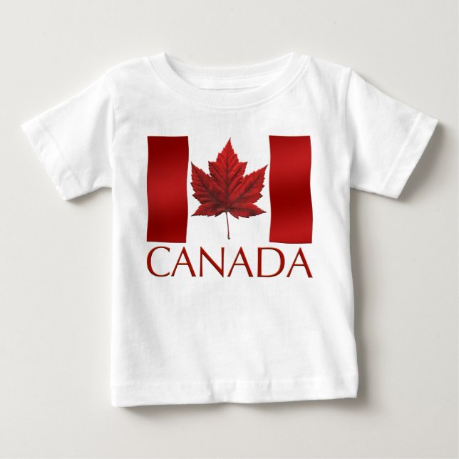 Canada Baby Creeper Canada Flag Souvenir Baby Gift (Front)