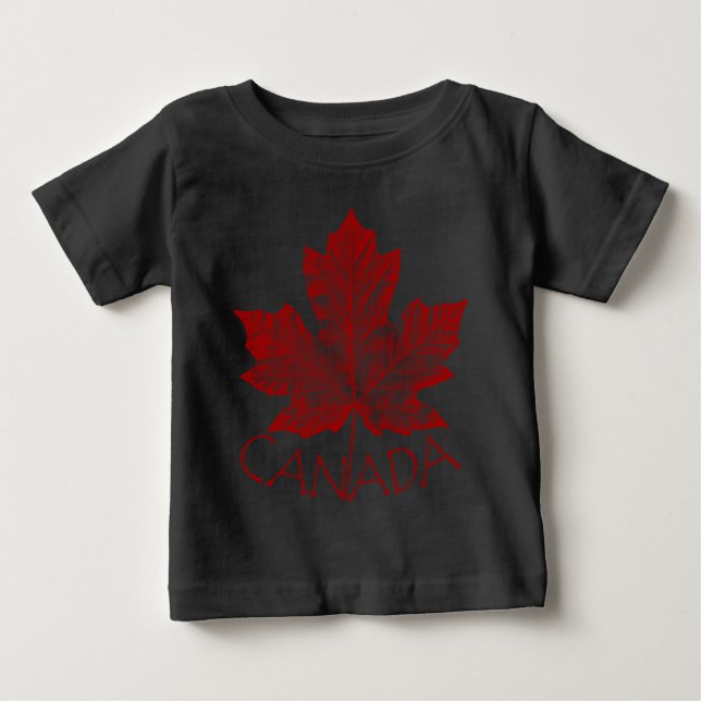 Canada Baby Shirt Canada Souvenir Baby T-shirts (Front)