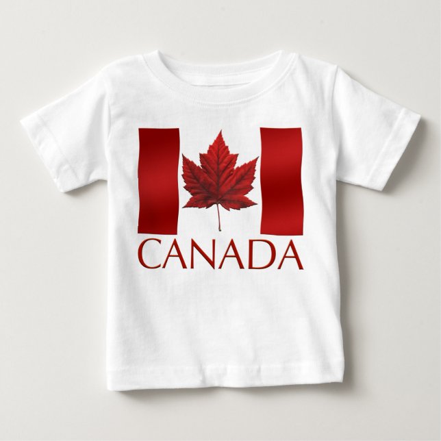 Canada Baby Shirt Personalised Baby Shirt (Front)