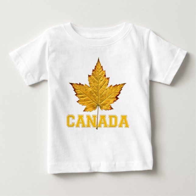 Canada Baby T-Shirt Personalised Baby Shirt (Front)