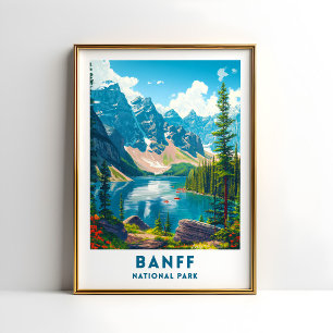 Canada Banff National Park Poster