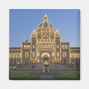 Canada, BC, Victoria, BC Legislature Building at Magnet