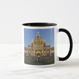 Canada, BC, Victoria, BC Legislature Building at Mug
