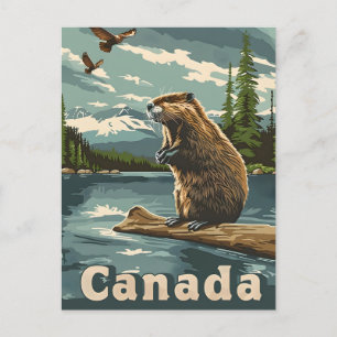 Canada Beaver Postcard