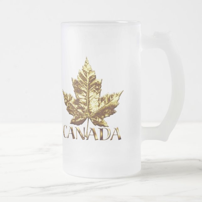 Canada Beer Mug Gold Medal Canada Souvenir Glasses (Right)