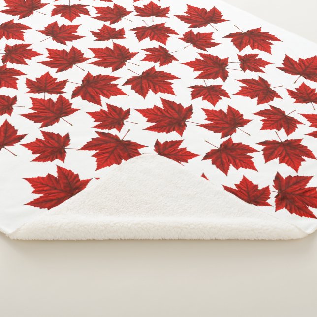 Canada Blanket Canada Maple Leaf Throw Blankets (3/4)