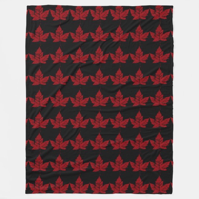 Canada Blanket Cool Canada Souvenir Fleece Blanket (Front)