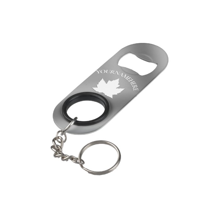 Canada Bottle Opener Canada Maple Leaf Souvenirs (Back Angled)