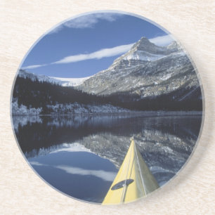 Canada, British Columbia, Banff. Kayak bow on Coaster