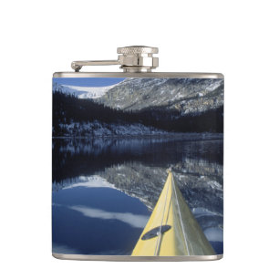 Canada, British Columbia, Banff. Kayak bow on Hip Flask