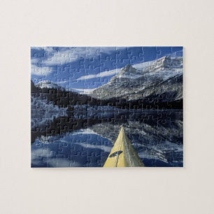 Canada, British Columbia, Banff. Kayak bow on Jigsaw Puzzle
