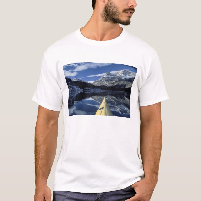 Canada, British Columbia, Banff. Kayak bow on T-Shirt (Front)