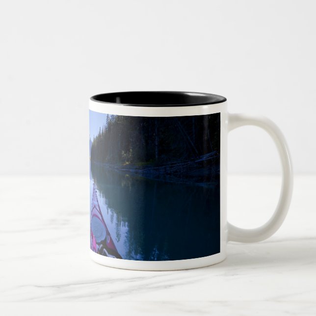 Canada, British Columbia, Bowron Lakes Two-Tone Coffee Mug (Right)