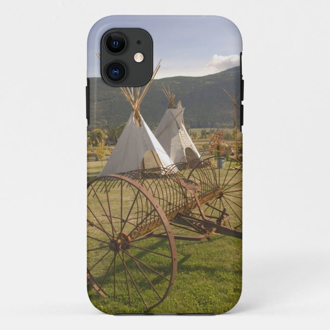 CANADA, British Columbia, Enderby. Tepees & Case-Mate iPhone Case (Back)