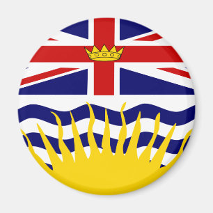 Canada British Columbia Flag Magnet