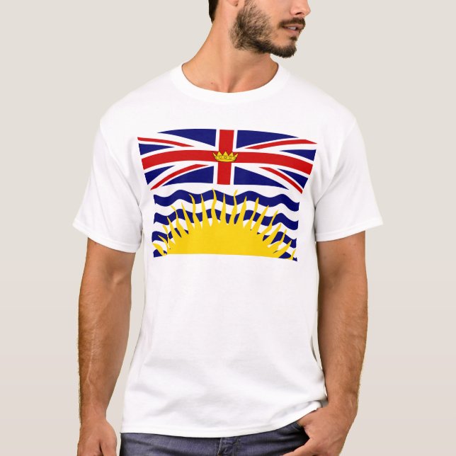 Canada British Columbia Flag T-Shirt (Front)