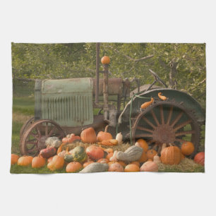 CANADA, British Columbia, Keremeos. Autumn / 2 Tea Towel