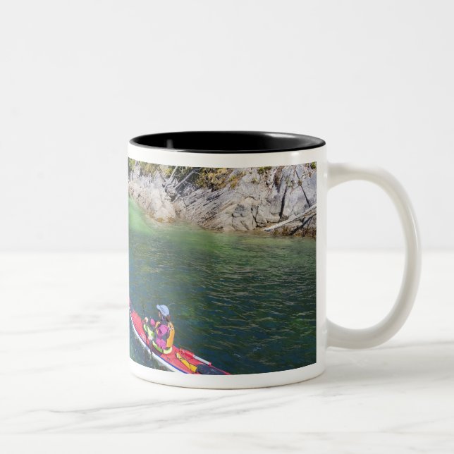 Canada, British Columbia, Vancouver Island. Sea 2 Two-Tone Coffee Mug (Right)