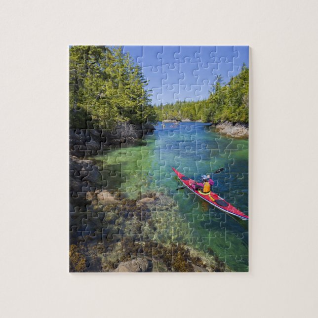 Canada, British Columbia, Vancouver Island. Sea Jigsaw Puzzle (Vertical)