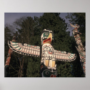 Canada, British Columbia, Vancouver. Native Poster