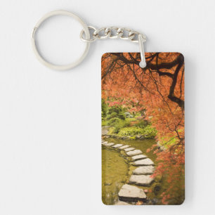 CANADA, British Columbia, Victoria. Autumn Key Ring