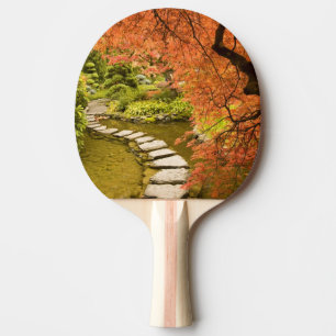 CANADA, British Columbia, Victoria. Autumn Ping Pong Paddle