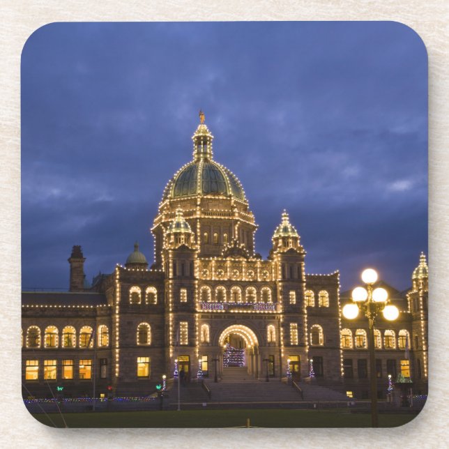 CANADA, British Columbia, Victoria. Evening, Coaster (Front)