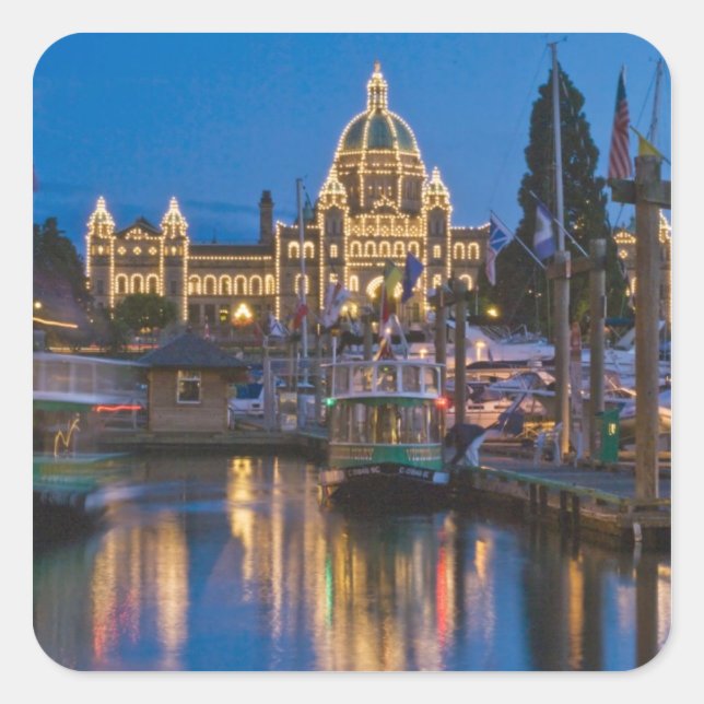 Canada, British Columbia, Victoria, Inner Square Sticker (Front)