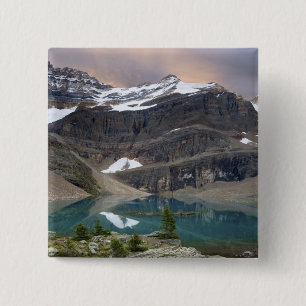 Canada, British Columbia, Yoho National Park. 15 Cm Square Badge