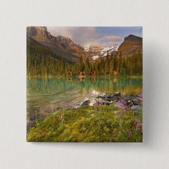 Canada, British Columbia, Yoho National Park. 2 15 Cm Square Badge (Front)