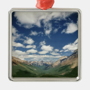Canada, British Columbia, Yoho NP. Puffy clouds Metal Tree Decoration