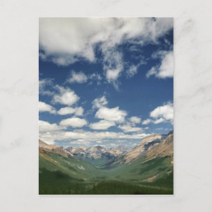 Canada, British Columbia, Yoho NP. Puffy clouds Postcard