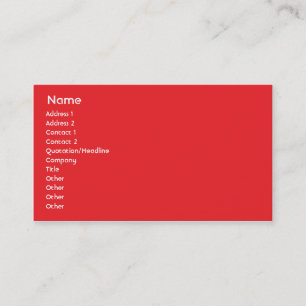 Canada - Business Card