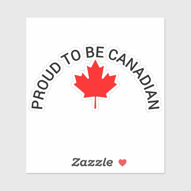 CANADA, CANADA, CAN, PROUD TO BE CANADIAN, ,britis (Sheet)