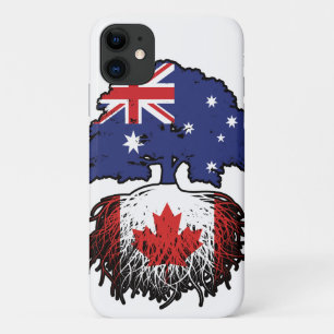 Canada Canadian Australian Australia Tree Roots iPhone 11 Case