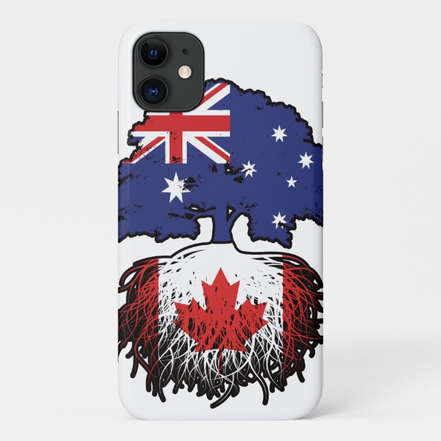 Canada Canadian Australian Australia Tree Roots Case-Mate iPhone Case (Back)