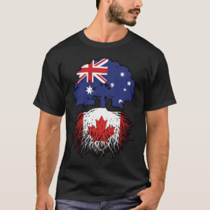 Canada Canadian Australian Australia Tree Roots T-Shirt